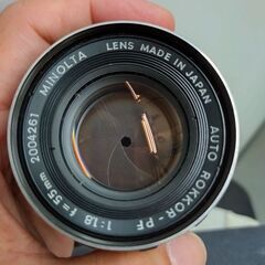 優良品　MINOLTA mc ROKKOR-PF 55mm F1.8の画像