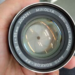 優良品　MINOLTA mc ROKKOR-PF 55mm F1.8の画像