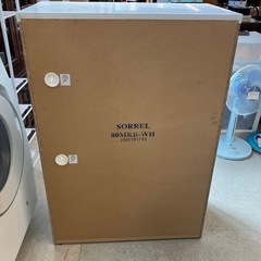 K2506-391 NITORI キッチンカウンター レンジ台 ホワイト キズ汚れ有りの画像