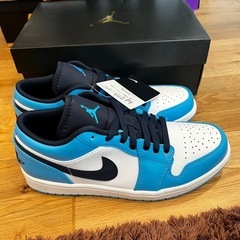 新品・未使用】NIKE Air Jordan 1 Low “Powder Blue”（25.5cm）の画像