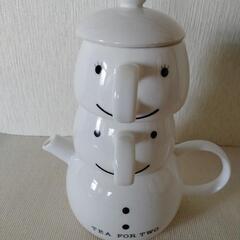 雪だるまティーポットセット