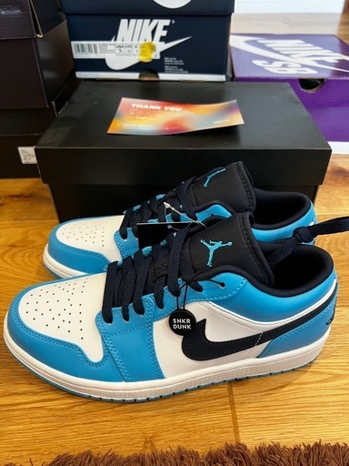 【新品・タグ付き】NIKE Air Jordan 1 Low “Powder Blue”（25.0cm）