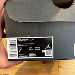 【新品・タグ付き】NIKE Air Jordan 1 Low “Powder Blue”（25.0cm）の画像