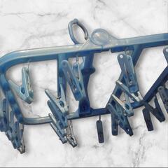 ①ピンチハンガー ブルー  の画像