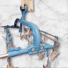 《値下げ交渉️⭕️》②ピンチハンガー ブルー ステンレスの画像