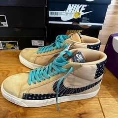 Nike SB Zoom Blazer Mid PRM Sesame / Mystic Navy / Sail