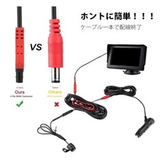 バックカメラ　モニターセットの画像