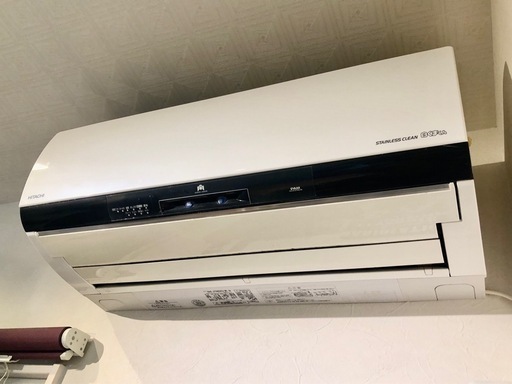 お取引中、ジャンク 白くま君　2014年7月取付け 日立 RAS-JT56D2E2 冷房14~24畳