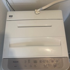 パナソニック洗濯機6kg対応【NA-F60B14】の画像