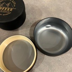 珈琲グッズ 黒の小物入れ4つの画像