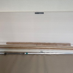 引き戸　中古品　レール　枠　ストッパー等　一式の画像