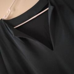 ゆったりサイズ　未使用　ヒラキ　ワンピース　グリーン　LLサイズの画像