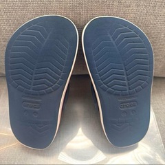 Crocs ネイビー　クロックバンド　J1 20cmの画像