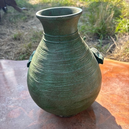 葡萄柄陶器製花瓶壺 (goods) あき亀山のインテリア雑貨/小物