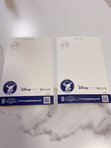 Disney Fantasia 80周年ポストカード2枚セット (HIME) 姫路の
