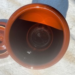 3.6L漬物 丸壺　陶器  梅干し 漬物 レトロ かめの画像