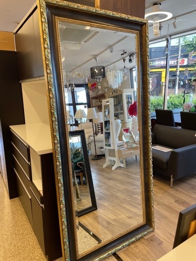 大型ミラー　約94ｃｍ×195ｃｍ　【リサイクルフカツ岡崎南店】