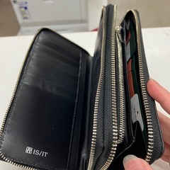 ☆値下げ☆A2506-774 IS/IT 長財布 牛革 未使用の画像