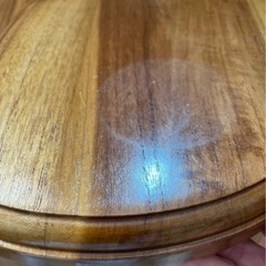 木製　チーク材　ハイスツール 椅子　1脚の画像
