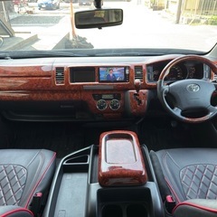 ハイエース　ワイド　3型　4型フェイス　SGL トヨタ　車検付　乗って帰れます　整備済 1ナンバー  ベッドキット　トランポの画像