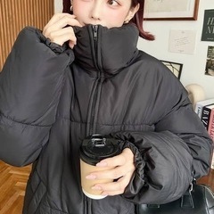 moment+  エコダウン スタンドカラー オーバーサイズ ブルゾン