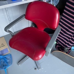 vintage バーバーチェア　ガレージチェアの画像