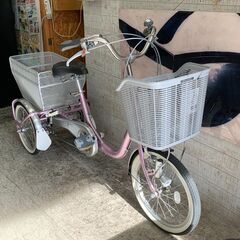 【愛品館江戸川店】 BRIDGESTONE ３輪自転車 ブリジストンワゴン　BW13　ピンク　ID:122-044998-007の画像