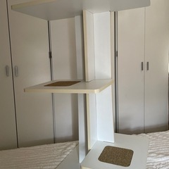 ペッツデポ　キャットタワー　白　スクエアの画像