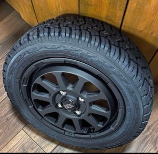 155/65R14⭐️X-AT⭐️マットブラック⭐️軽トラ⭐️軽バン⭐️LTタイヤ車検対応