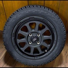 155/65R14⭐️X-AT⭐️マットブラック⭐️軽トラ⭐️軽バン⭐️LTタイヤ車検対応の画像