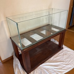 120cmガラス水槽&水槽台 の画像