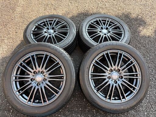 S23ｽﾀｯﾄﾞﾚｽ [SS037-X4] 215/60R17 7.0J+55 5H-114.3 ｴﾘｼｵﾝ