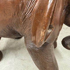 丸太彫り 像 アンティーク家具 椅子 の画像
