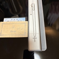 Ptダイヤネックレス 1ct　オーダーメイドの画像