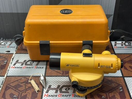 【中古】トプコン TOPCON AT-G3 オートレベル ケース付き ※未校正の為ジャンク品扱い【ハンズクラフト佐賀】