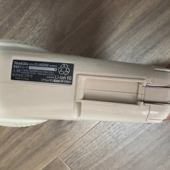 マキタ CL105D コードレス掃除機。動作OK・使用感ありの画像