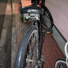 【一時的ストップ】自転車 黒色  の画像