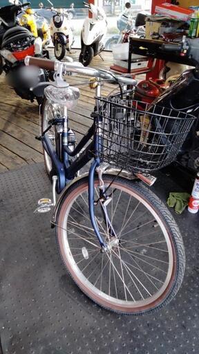 電動アシスト自転車 PAS With 26インチ マットスモーキーブルー
