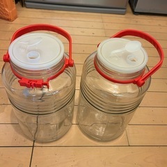 中古品❗️果樹酒瓶　5L  2個の画像