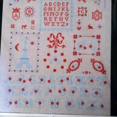 刺繍糸、刺繍枠セットの画像