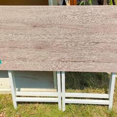 サイドテーブル　折りたたみ　パタパタデスクの画像