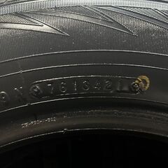 【走行短め】ice FRONTAGE 195/65R15 15インチ スタッドレス 4本 21年製 セレナ ヴォクシー カローラ ウィッシュ プリウス等　(KTK494)クレジットカード QRコード決済可能の画像