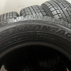 【走行短め】ice FRONTAGE 195/65R15 15インチ スタッドレス 4本 21年製 セレナ ヴォクシー カローラ ウィッシュ プリウス等　(KTK494)クレジットカード QRコード決済可能の画像