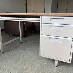 中古　オフィス用　片袖デスク  幅120cm×奥行80cm×高さ...