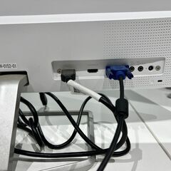 HP ディスプレイ 本体 HDMI VGA　白の画像