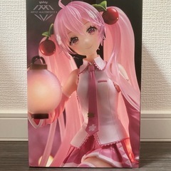 【新品未開封】初音ミクAMP＋フィギュア桜ミク桜提灯ver.の画像