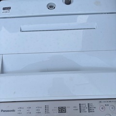 パナソニック洗濯機7kg、2022年の画像