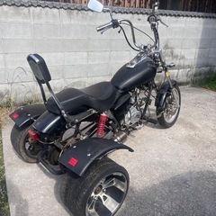 トライク！　バックギア付き！　車の免許で運転できます！　滋賀県の画像