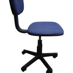 【売ります】オフィスチェア　青　②の画像