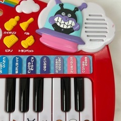 アンパンマン　ピアノ　太鼓　赤ちゃんおもちゃの画像